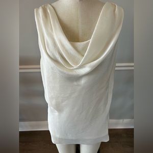 Elegant and professional white Ann taylor top